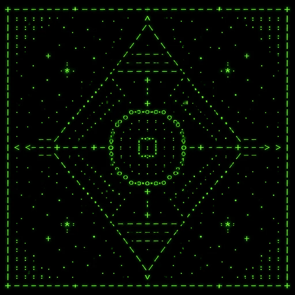 ASCII 終端機 風格示意圖