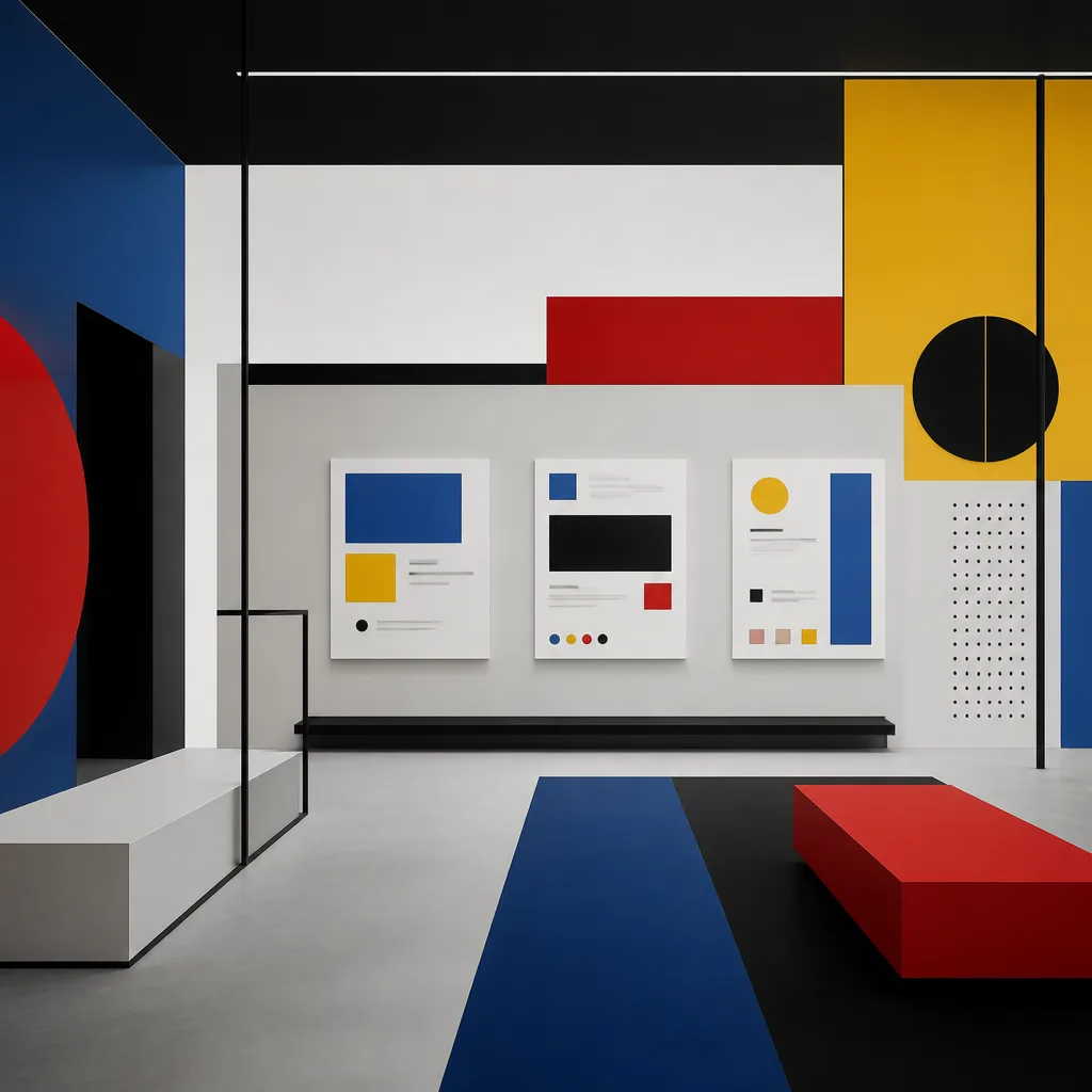 Abstract geometric composition for Mainstream Frequency zone