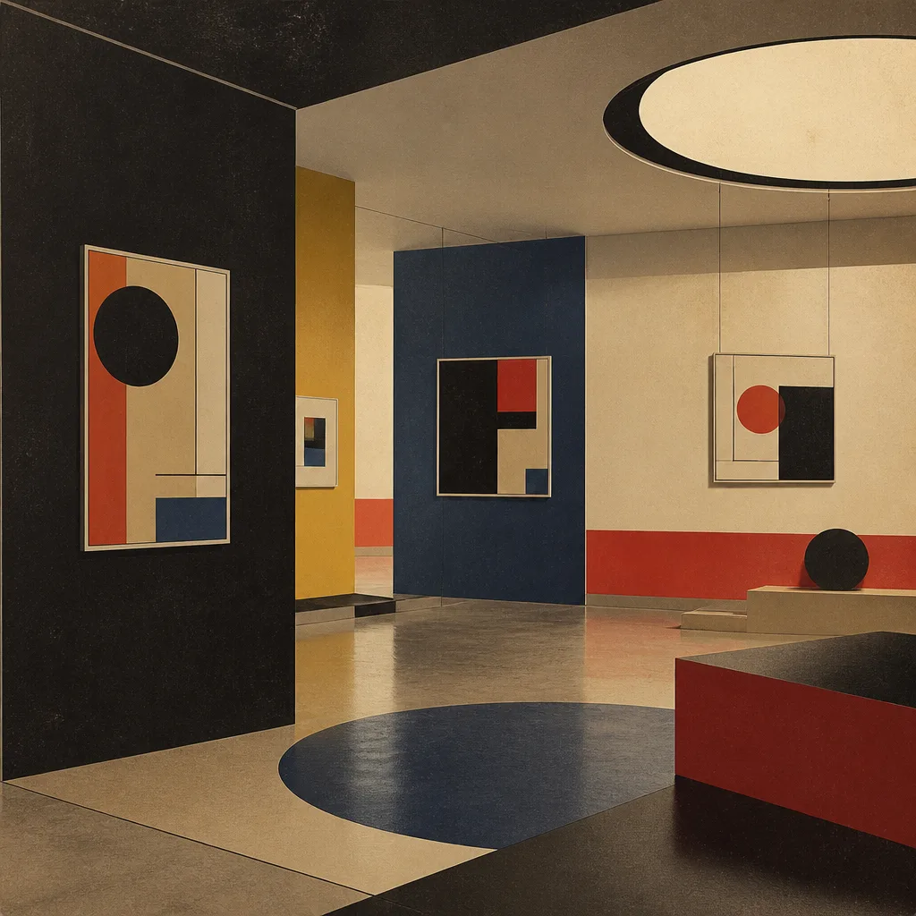 Abstract geometric composition for Retro Echo zone