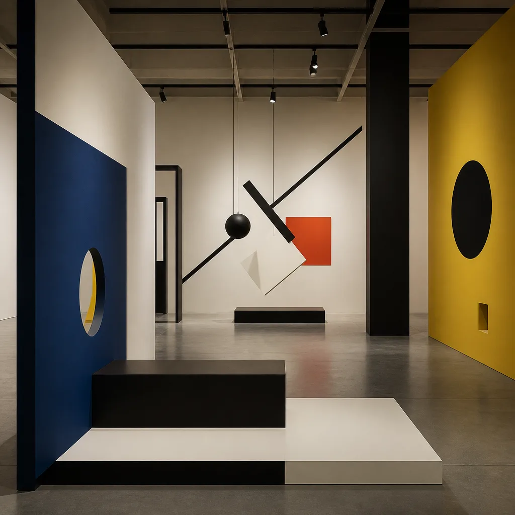 Abstract geometric composition for Avant Lab zone