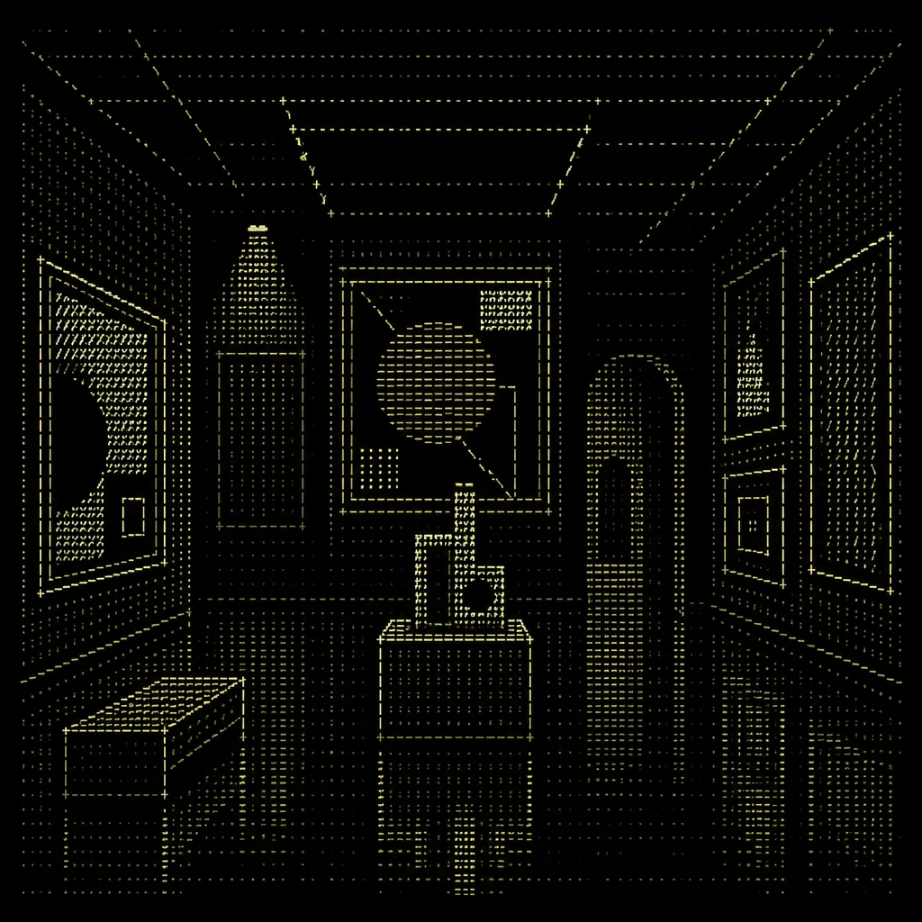 ASCII art for Retro Echo zone