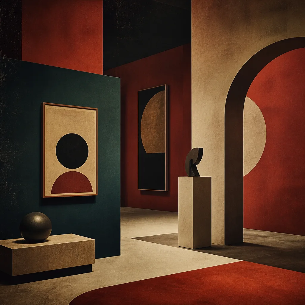 Vintage-inspired objects artfully arranged.