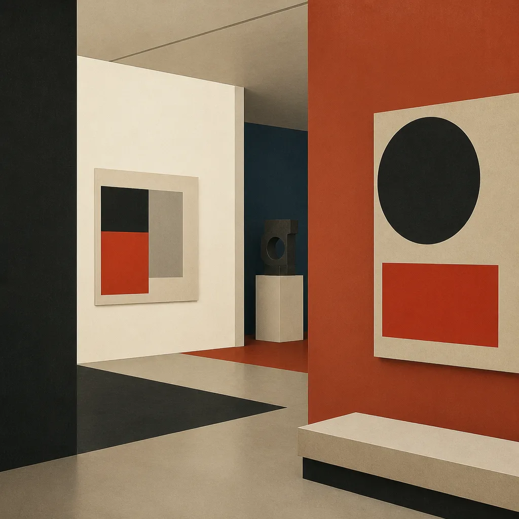 Abstract geometric design for Retro Echo zone