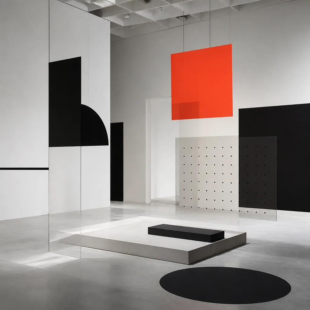 Abstract geometric design for Avant Lab zone