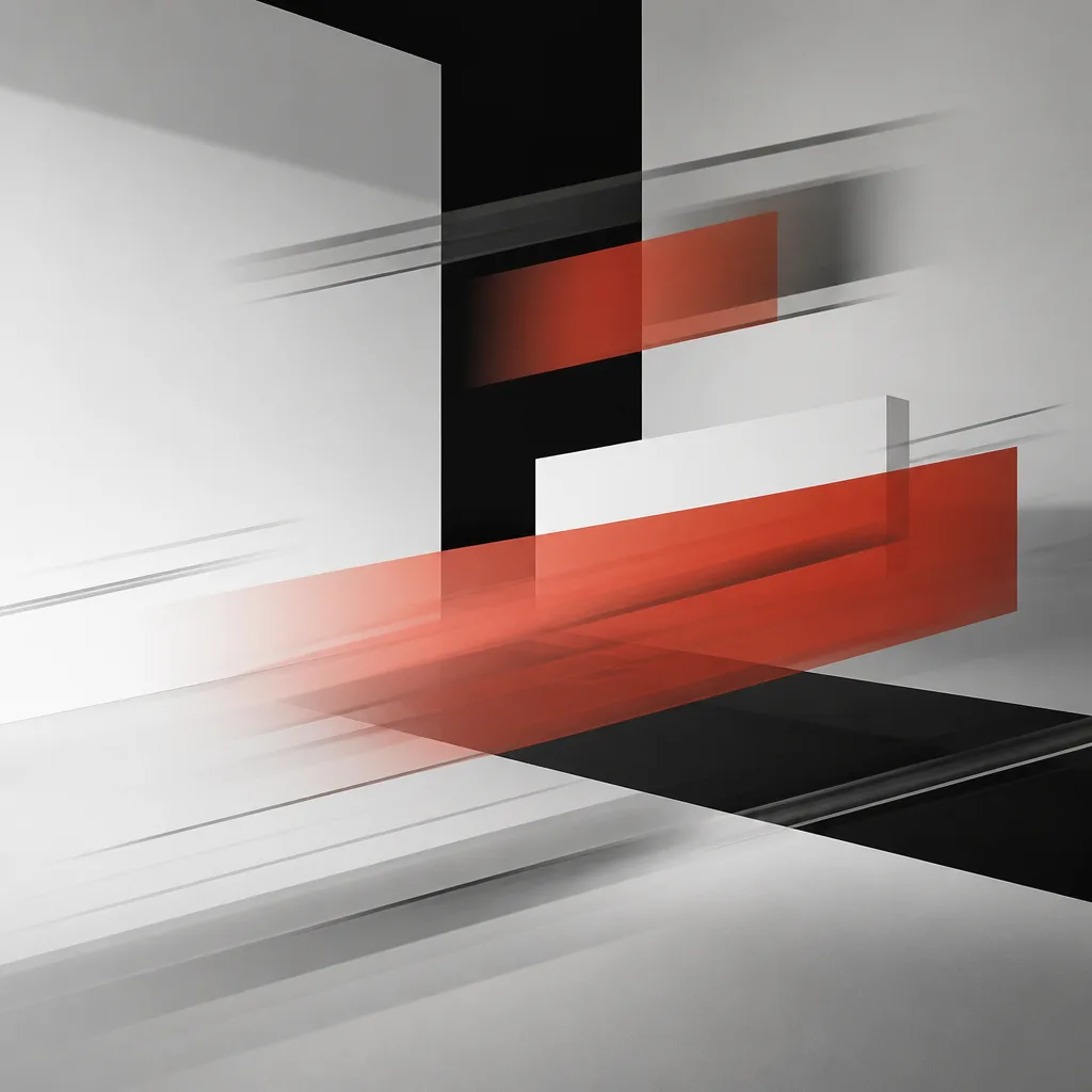 Abstract geometric design for Motion Hall zone