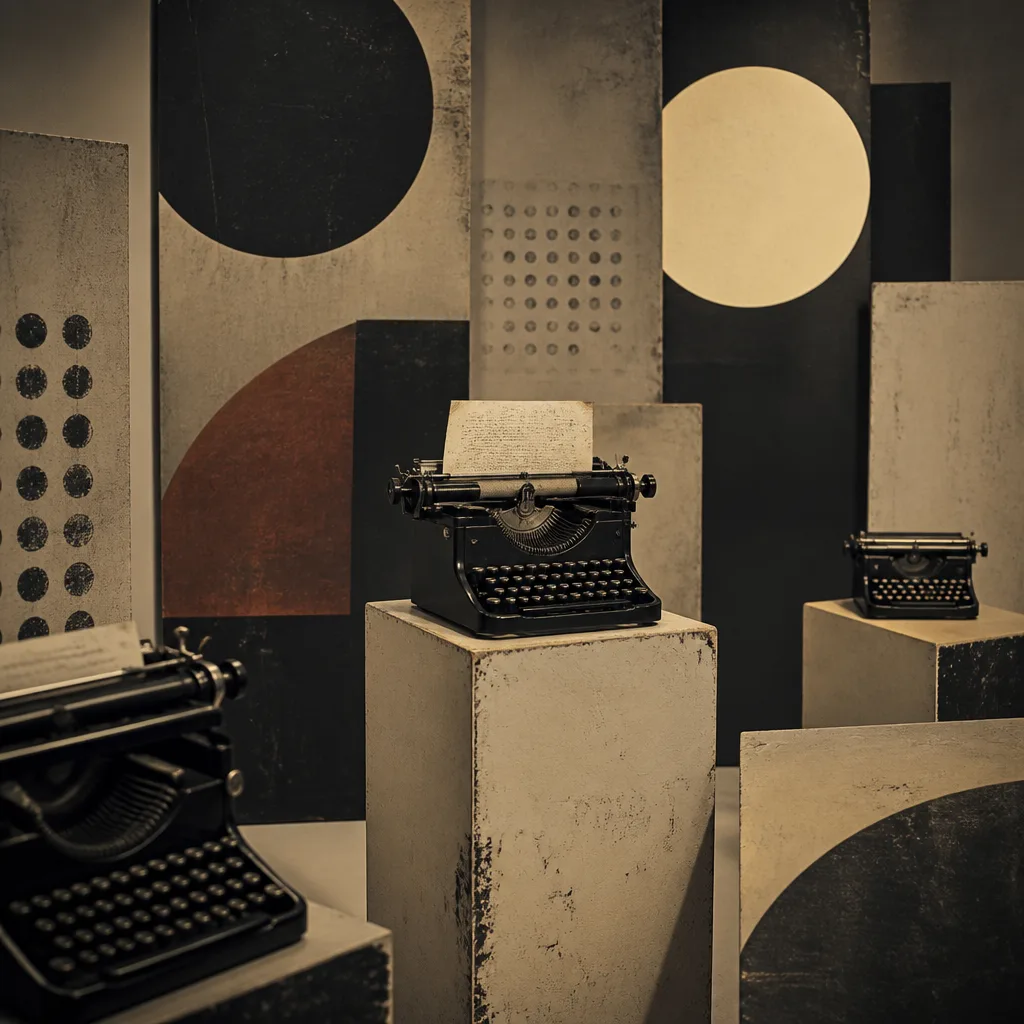 Old photograph of a dusty attic with vintage electronics